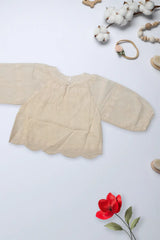 Elegant Lace Embroidered Baby Dress