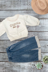 Enjoy Life Denim Pant Set