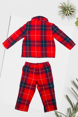 Red Tartan Kids Co-ord Set